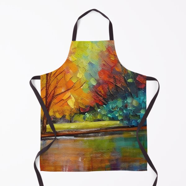 Item preview, River Landscape Art, Autumn Art ,Trees Art ,Boho art, Fancy Art designed and sold by viewgraphics.