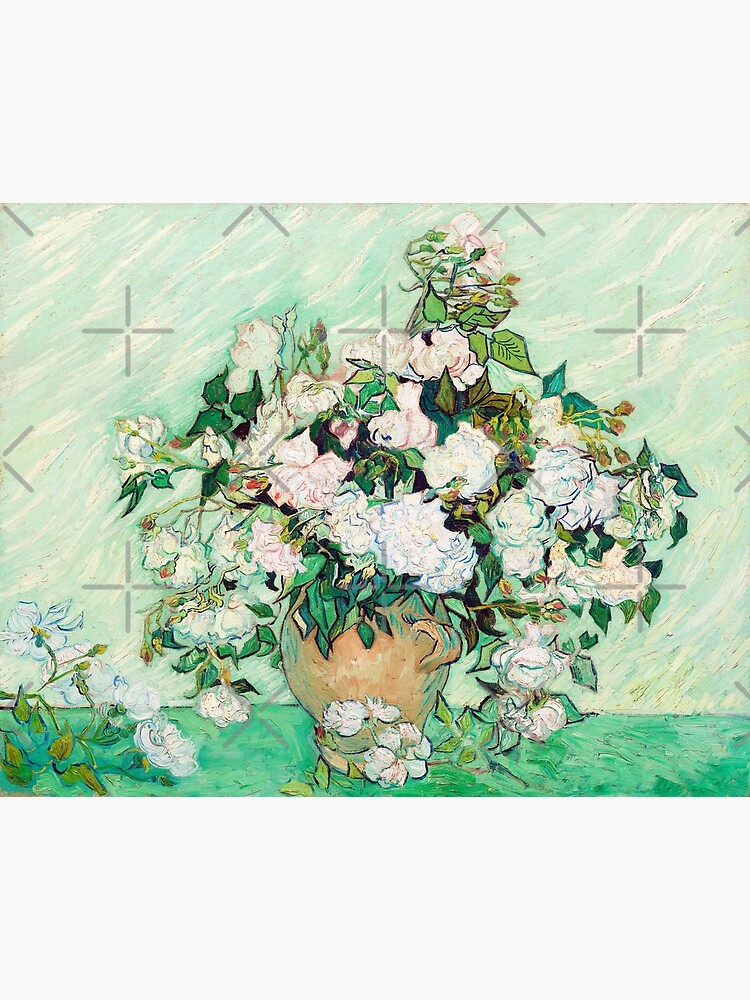 Discover Roses by Vincent Van Gogh Premium Matte Vertical Poster
