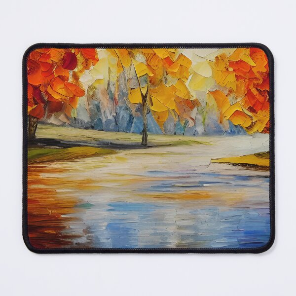 Item preview, River Landscape Art, Autumn Art ,Trees Art ,Boho art, Fancy Art designed and sold by viewgraphics.