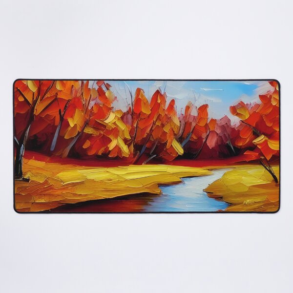 Item preview, River Landscape Art, Autumn Art ,Trees Art ,Boho art, Fancy Art designed and sold by viewgraphics.