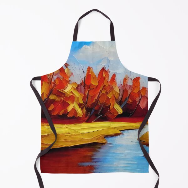 Item preview, River Landscape Art, Autumn Art ,Trees Art ,Boho art, Fancy Art designed and sold by viewgraphics.