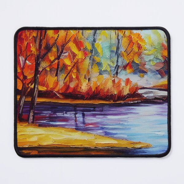 Item preview, River Landscape Art, Autumn Art ,Trees Art ,Boho art, Fancy Art designed and sold by viewgraphics.