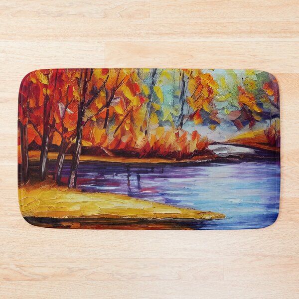 Item preview, River Landscape Art, Autumn Art ,Trees Art ,Boho art, Fancy Art designed and sold by viewgraphics.