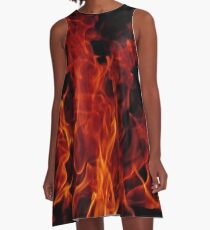 Fire A-Line Dress