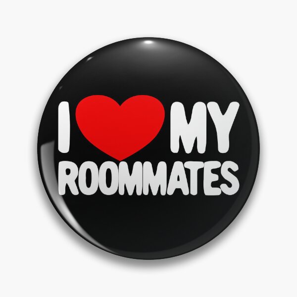 Item preview, I Love My Roommates Red Heart I Love My Roommates Gear designed and sold by DynamicDesign.