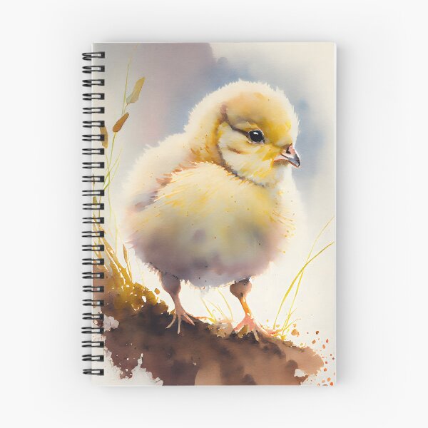 Item preview, Cute Fluffy Yellow Baby Chick Chicken Easter Watercolor designed and sold by CGSGraphics.
