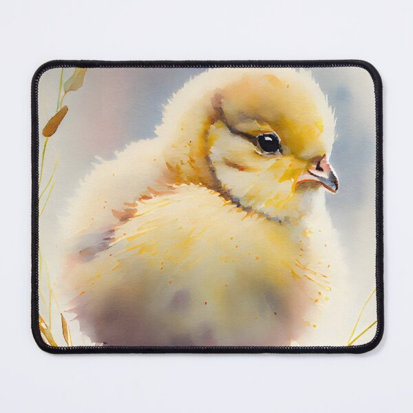 Item preview, Cute Fluffy Yellow Baby Chick Chicken Easter Watercolor designed and sold by CGSGraphics.