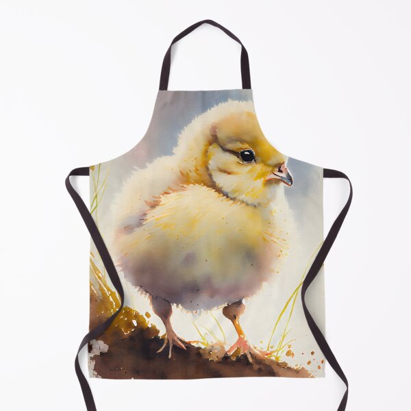 Item preview, Cute Fluffy Yellow Baby Chick Chicken Easter Watercolor designed and sold by CGSGraphics.