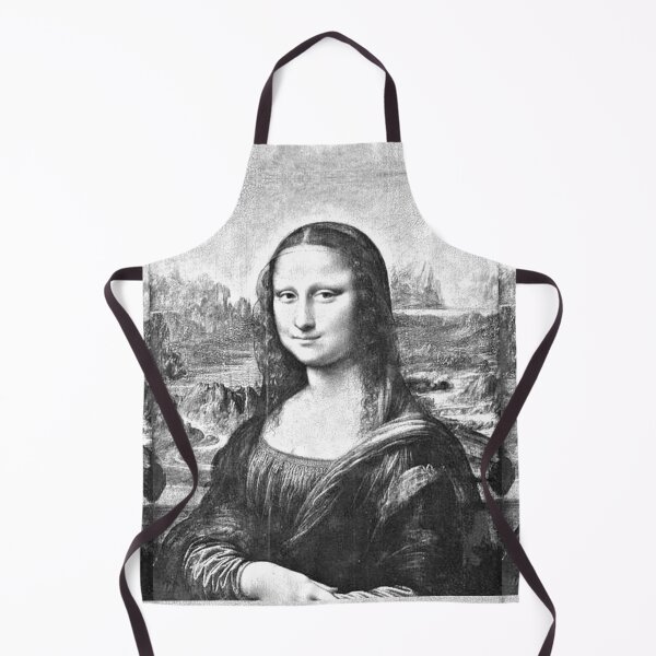 Item preview, Mona Lisa Black and White Pencil Sketch Art designed and sold by SaintMari.