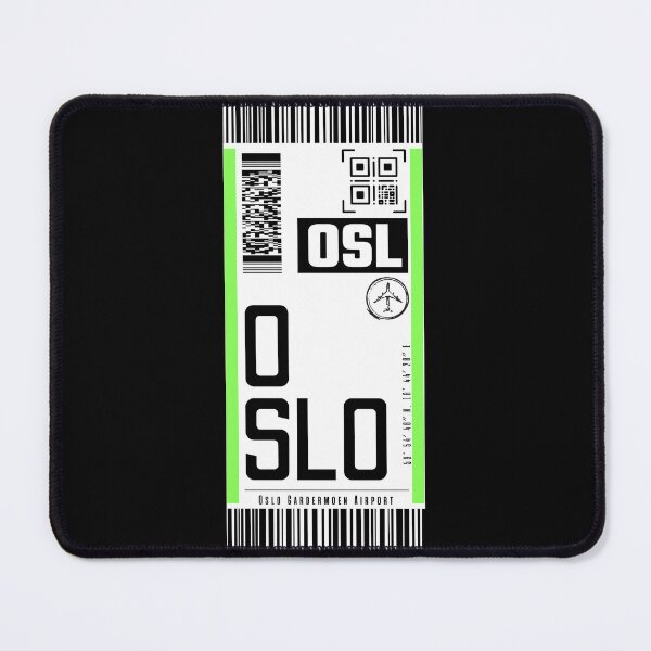 Item preview, OSLO OSL classic luggage tag traveller sticker designed and sold by LeddsoDello.