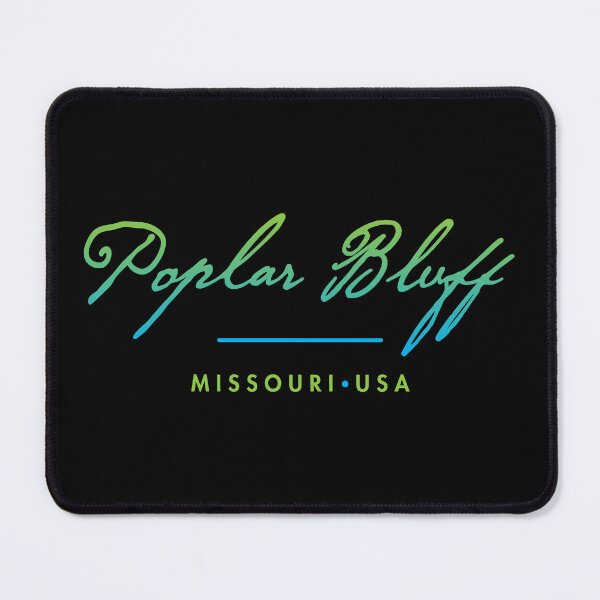 Item preview, Poplar Bluff Missouri Typographic Design designed and sold by Futurebeachbum.