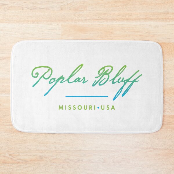 Item preview, Poplar Bluff Missouri Typographic Design designed and sold by Futurebeachbum.