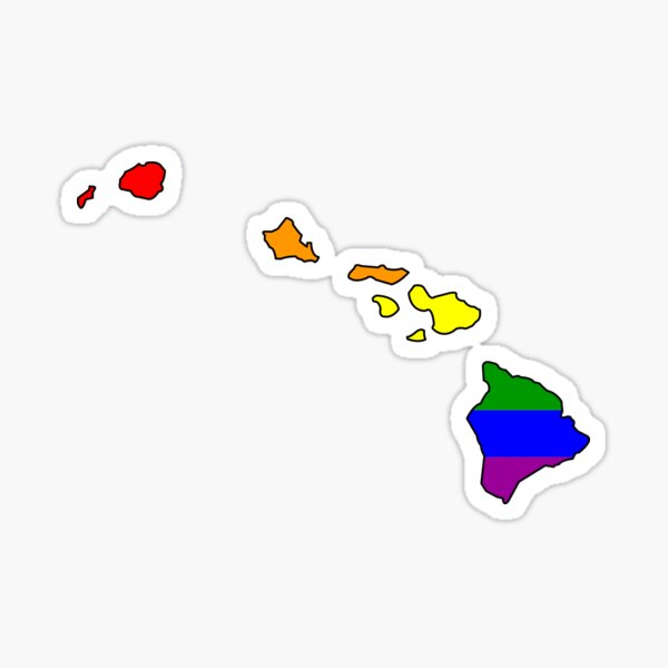 "Hawaii Pride!" Sticker for Sale by somekindofguru Redbubble