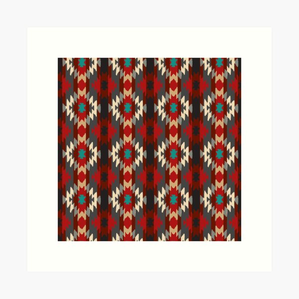 Aperçu de l'œuvre Motif amérindien Navajo créée et vendue par Jumbodeals.