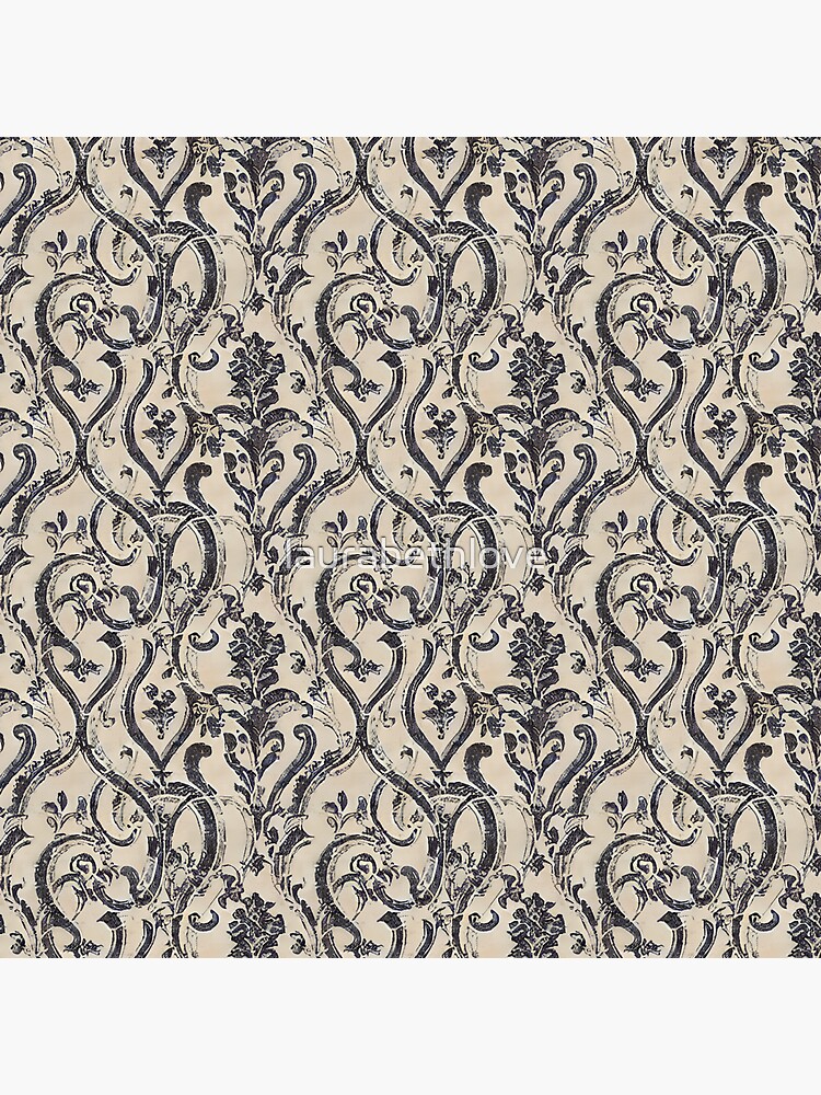 "Antique Victorian Wallpaper Pattern" Sticker for Sale by laurabethlove