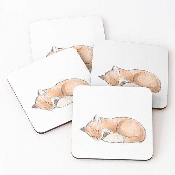 Item preview, Sleeping Running Fox designed and sold by brendanre.