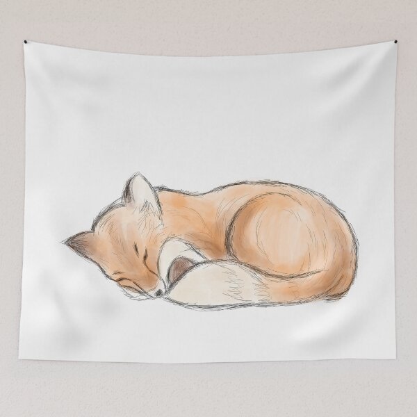 Item preview, Sleeping Running Fox designed and sold by brendanre.