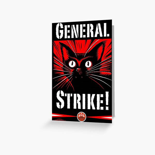 Item preview, IWW-Generalstreik Sabocat designed and sold by innawoods.