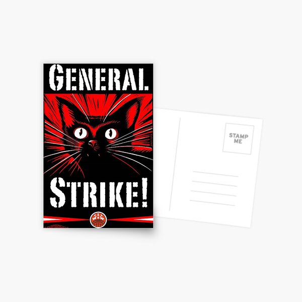 Item preview, IWW General Strike Sabocat designed and sold by innawoods.