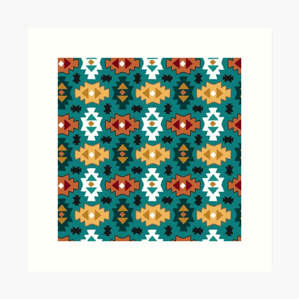 Aperçu de l'œuvre Motif amérindien Navajo créée et vendue par Jumbodeals.