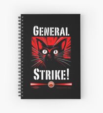 IWW General Strike Sabocat Spiral Notebook