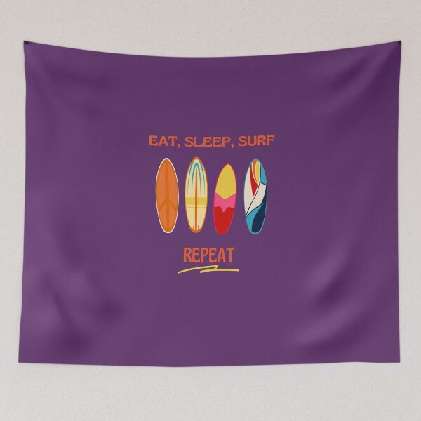 Item preview, Eat Sleep Surf Repeat designed and sold by t1n3333.