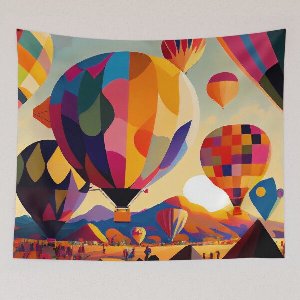 Item preview, Hot air balloon scene designed and sold by Patrick Edwards.
