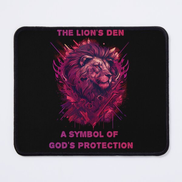 Item preview, Dramatic Lion Design with a Message of God's Protection designed and sold by Art4Christ.