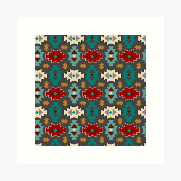 Aperçu de l'œuvre Motif amérindien Navajo créée et vendue par Jumbodeals.