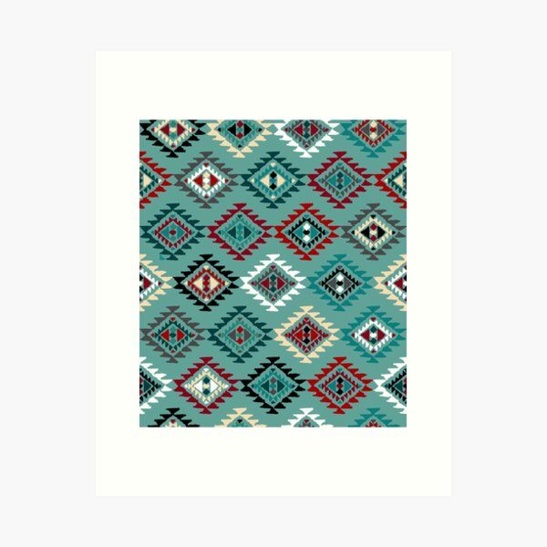 Aperçu de l'œuvre Motif amérindien Navajo créée et vendue par Jumbodeals.