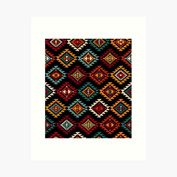 Aperçu de l'œuvre Motif amérindien Navajo créée et vendue par Jumbodeals.
