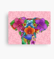 Earth Elephants Canvas Print