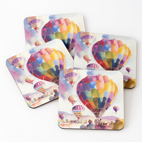 Item preview, Hot air balloons - watercolor designed and sold by Patrick Edwards.