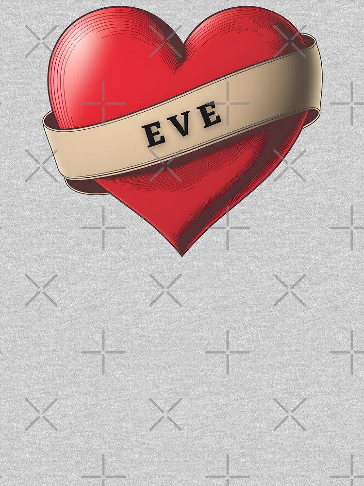 Lív - Lovely Red Heart With a Ribbon - Lv - T-Shirt