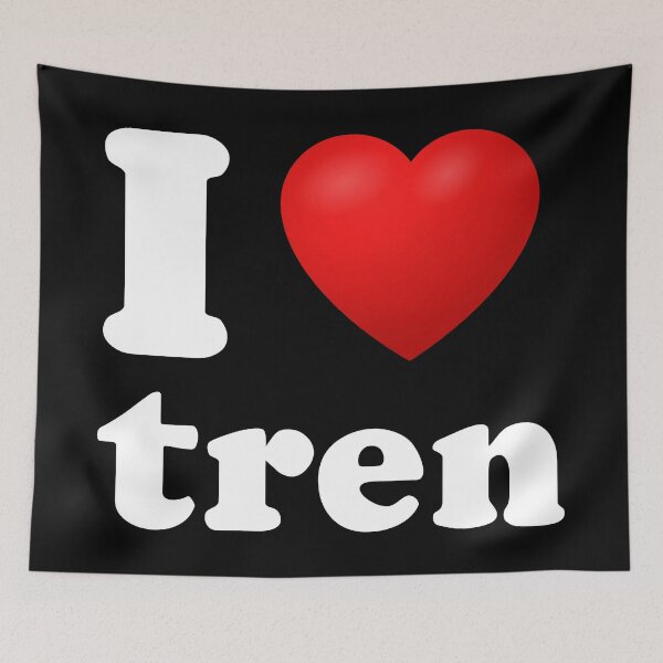 Item preview, I Heart Tren Funny Workout Quote I Love Training Bodybuilder designed and sold by BunnyPrinceDegn.
