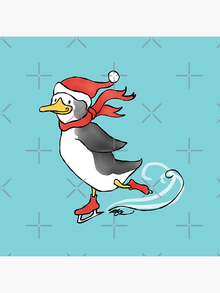 Penguin On Ice by katkuo