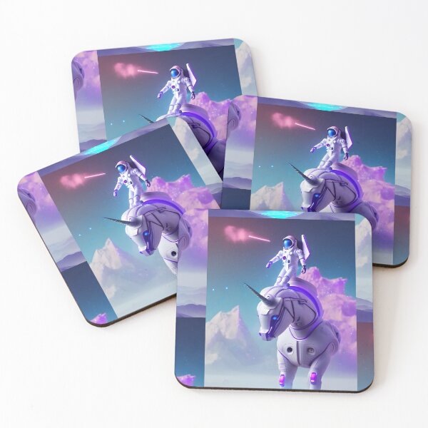 Item preview, Unicorn Space Rider designed and sold by MoonsideGallery.