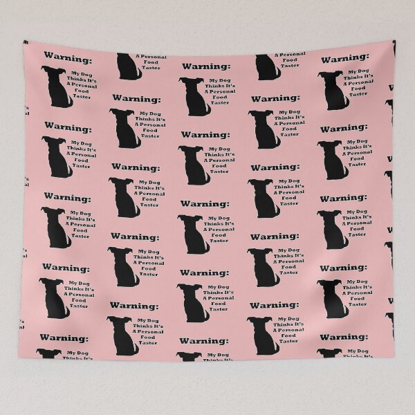 Item preview, Warning Dog designed and sold by blakcirclegirl.