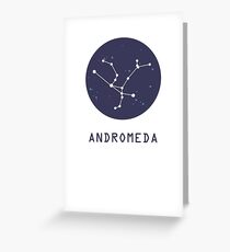 Andromeda Constellation Greeting Card