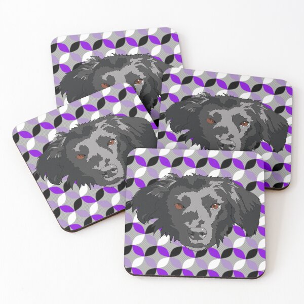 Item preview, Lab Border collie mix asexual pattern  designed and sold by LeahcarsArt.