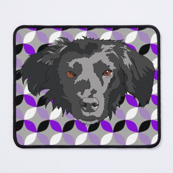 Item preview, Lab Border collie mix asexual pattern designed and sold by LeahcarsArt.