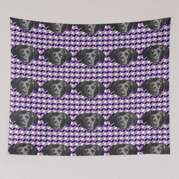Item preview, Lab Border collie mix asexual pattern  designed and sold by LeahcarsArt.