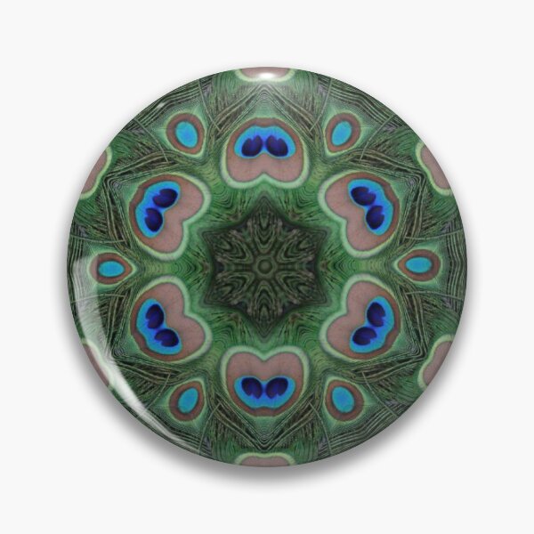 Item preview, Javan Green Peafowl  kaleidoscope  designed and sold by Sharon the Zoo Lady Photography .