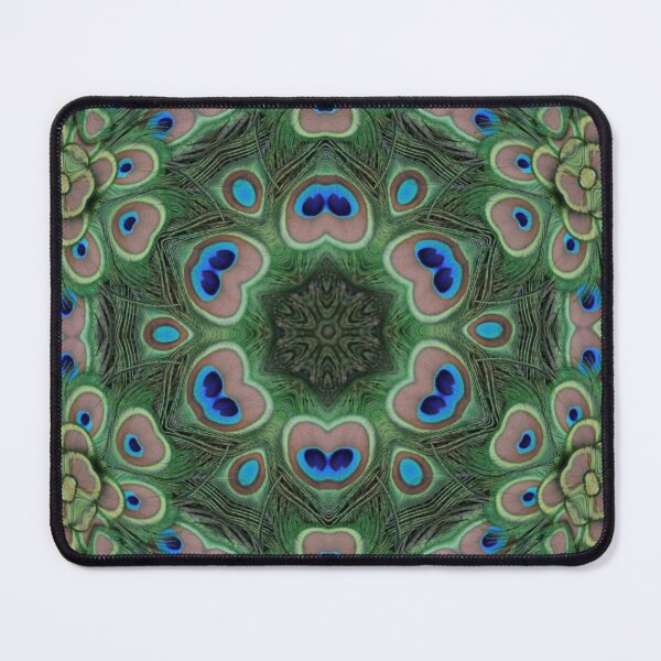 Item preview, Javan Green Peafowl  kaleidoscope  designed and sold by Sharon the Zoo Lady Photography .