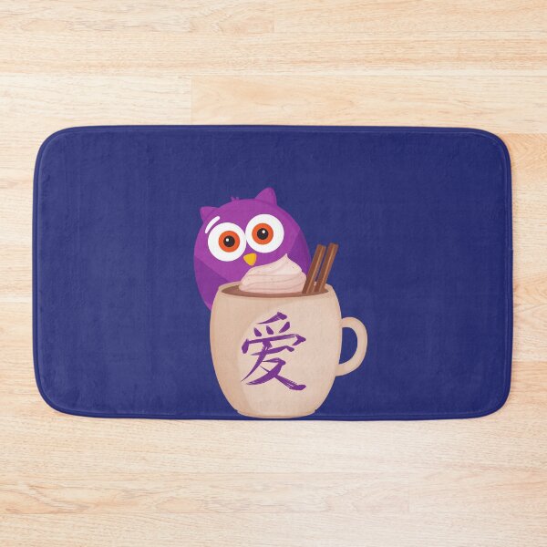 Item preview, Chibi Owl Drinking Hot Chocolate  designed and sold by t1n3333.