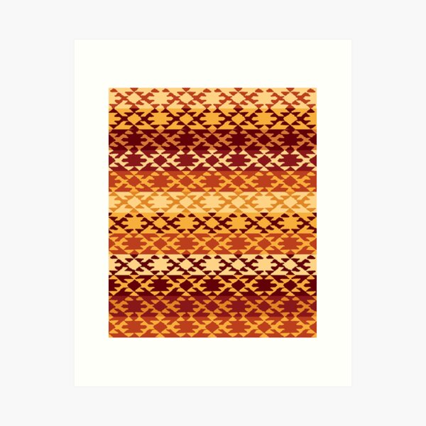 Aperçu de l'œuvre Motif amérindien Navajo créée et vendue par Jumbodeals.