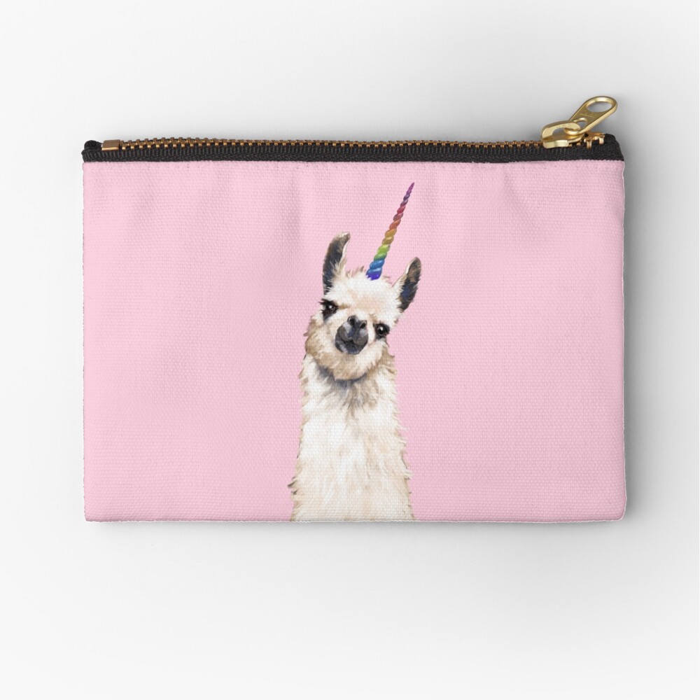Unicorn Llama Zipper Pouch