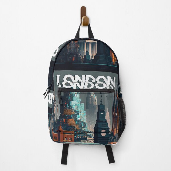 Item preview, London city at night, England pixel art. designed and sold by thethickkofit.