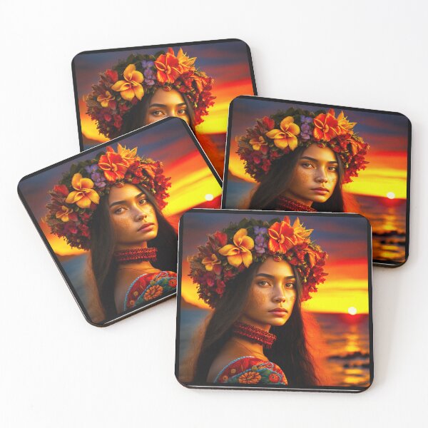 Item preview, Hawaiian Girl V1 designed and sold by TheVaultArt.