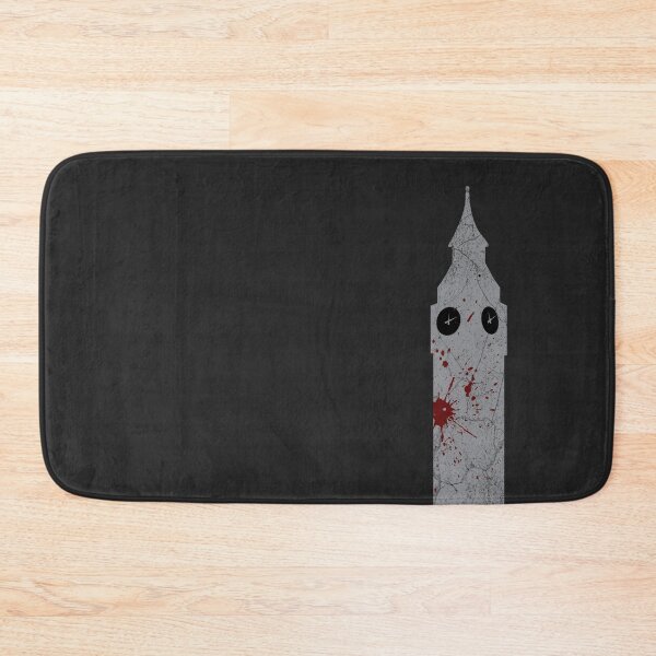 Item preview, Blood Spattered Clocktower (grey) designed and sold by geekyT.